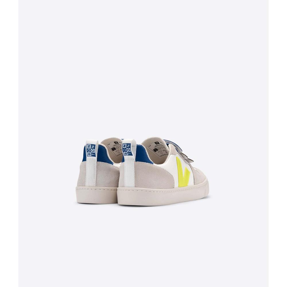 Veja V-10 X BONTON Kids' Sneakers White/Blue | NZ 843WNB